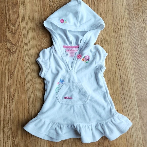Oshkosh terrycloth hooded swim cover up - Picture 1 of 3